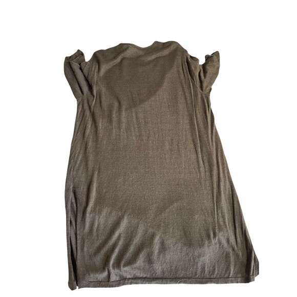 J.Jill Linen Blend Half Sleeve Sweater Top Size X-Large Brown - Picture 4 of 8